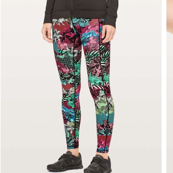 Lululemon Speed Up Tight *Full-On Luxtreme 28" Zen Clash Multi Size 10 - Picture 4 of 8